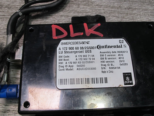 2012-2016 Mercedes R172 SLK Communication Control Module W/ Audio USB Interface