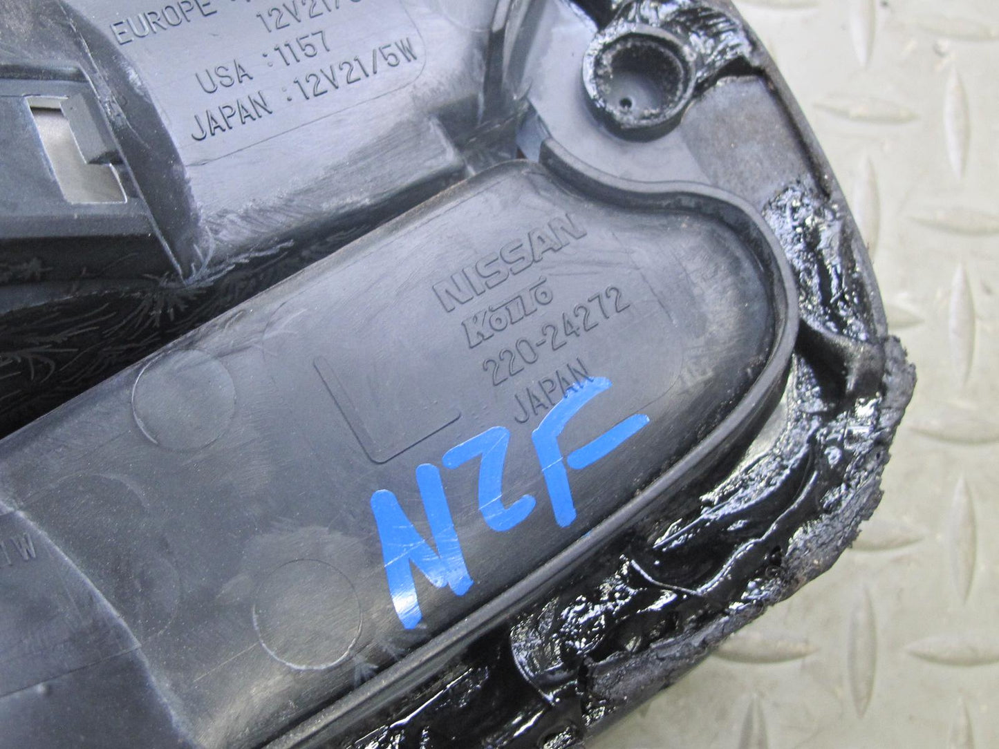 90-94 Nissan Z32 300ZX Rear Left Center Right Tail Light Lamp Set OEM