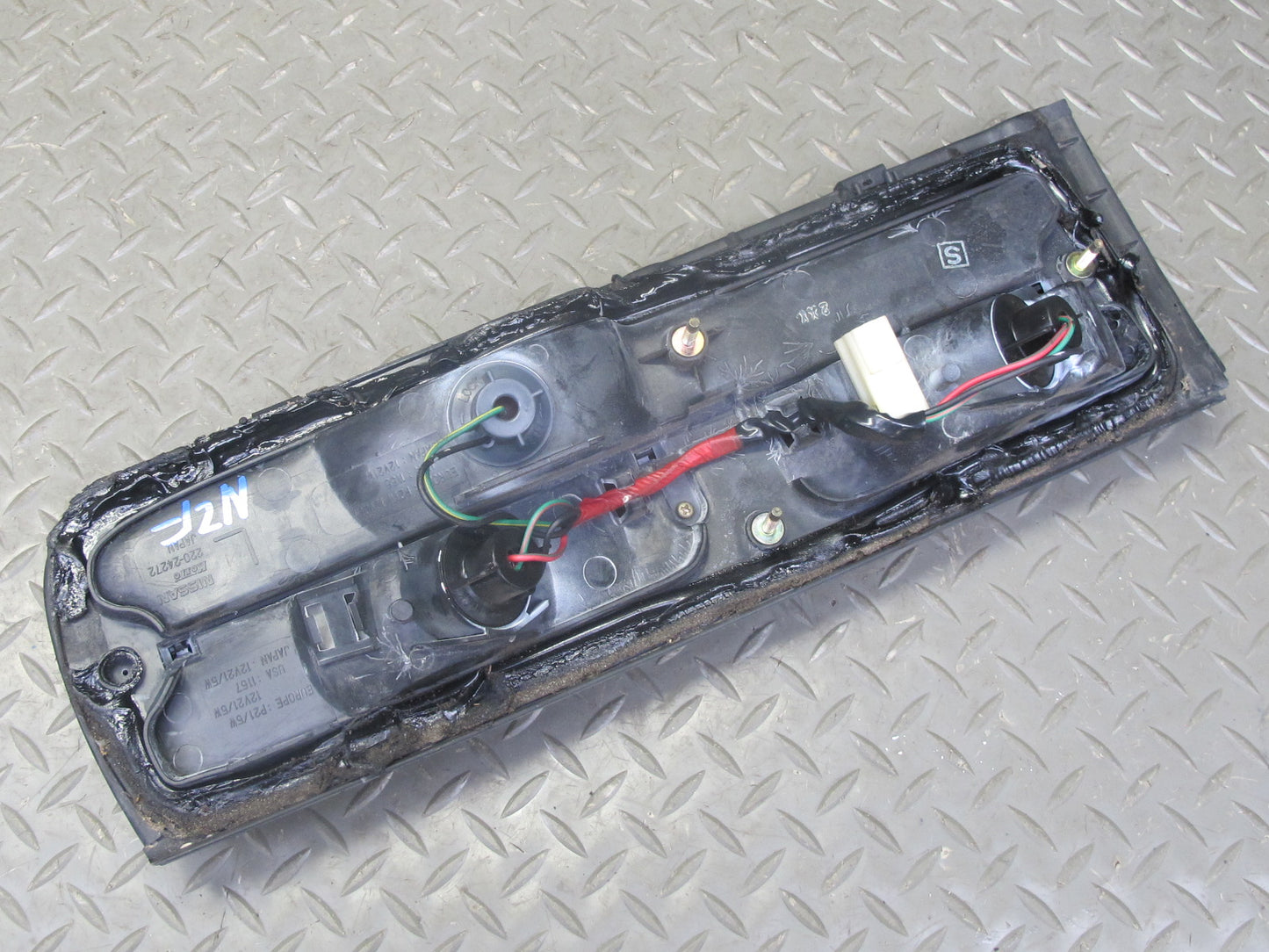 90-94 Nissan Z32 300ZX Rear Left Center Right Tail Light Lamp Set OEM