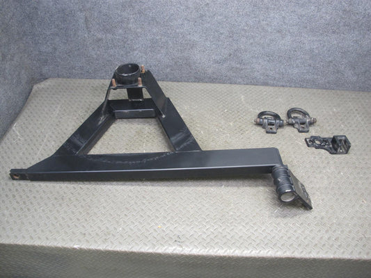03-09 Hummer H2 Rear Trunk Spare Wheel Tire Carrier Holder Bracket W/ TOW Hook
