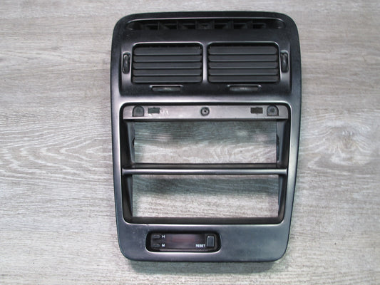 92-96 Nissan Z32 300ZX Dash Center Radio Climate Trim Panel Air Vent w Clock OEM