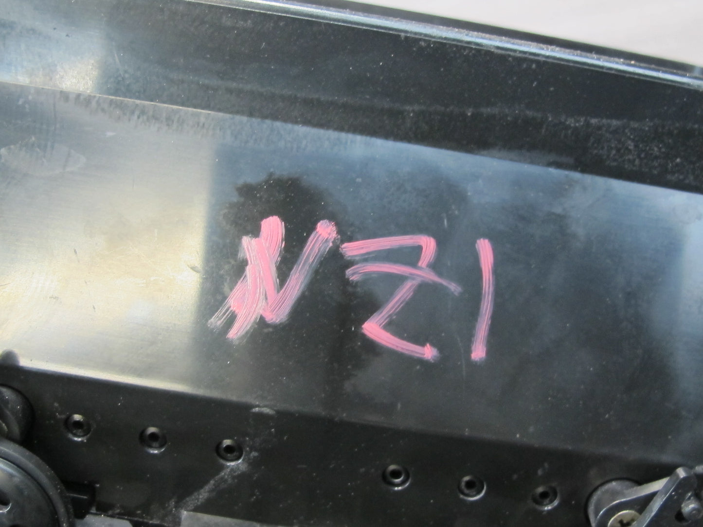 92-96 Nissan Z32 300ZX Dash Center Radio Climate Trim Panel Air Vent w Clock OEM