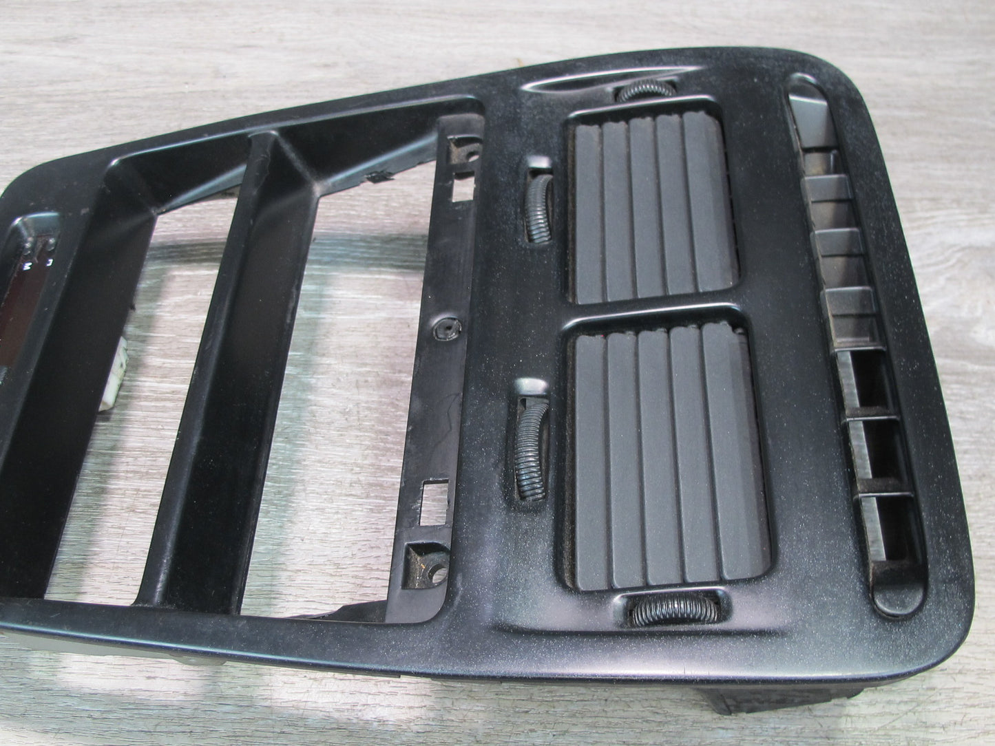 92-96 Nissan Z32 300ZX Dash Center Radio Climate Trim Panel Air Vent w Clock OEM
