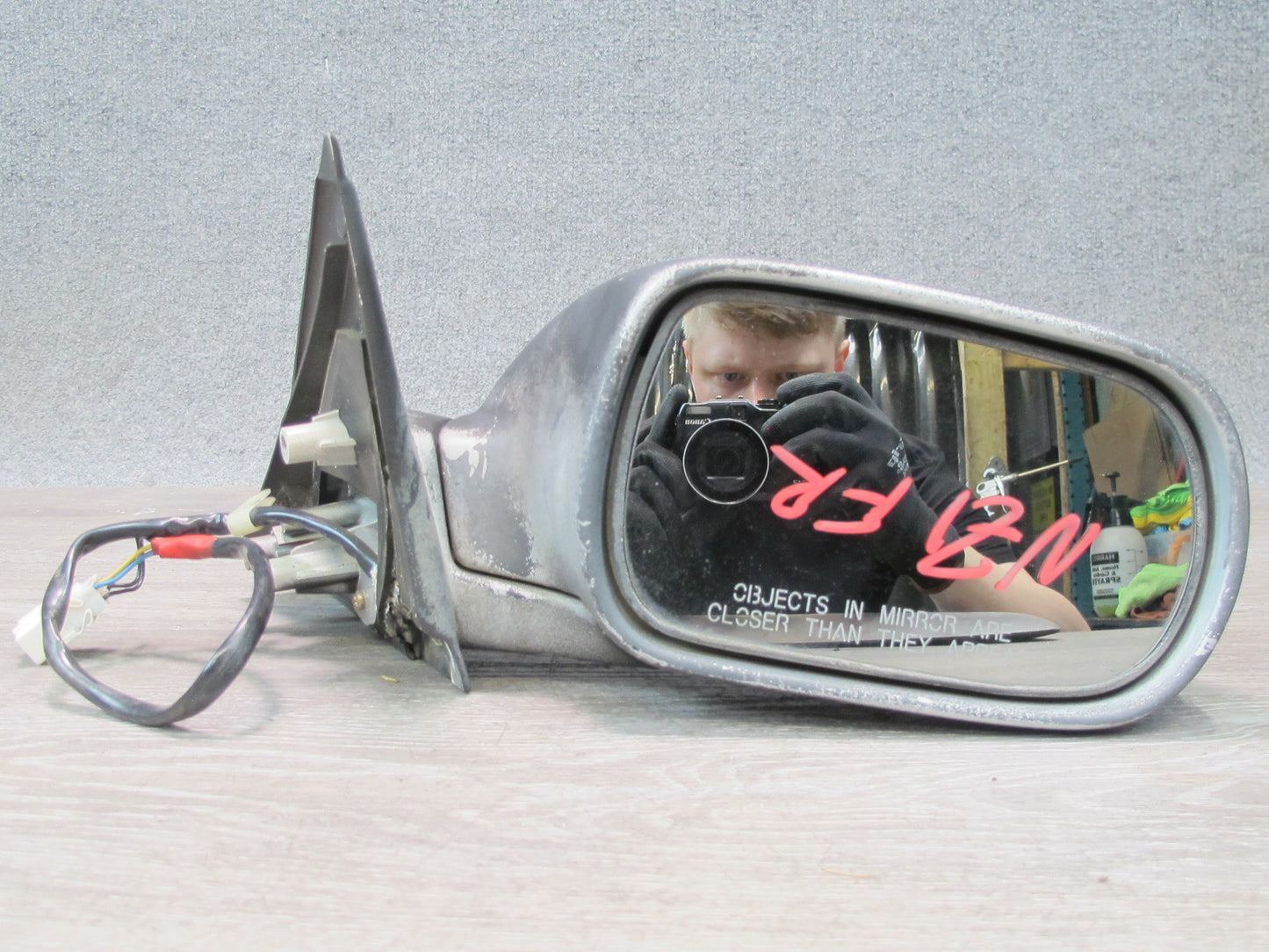 90-96 Nissan Z32 300ZX Right Door Heated Side View Power Mirror OEM