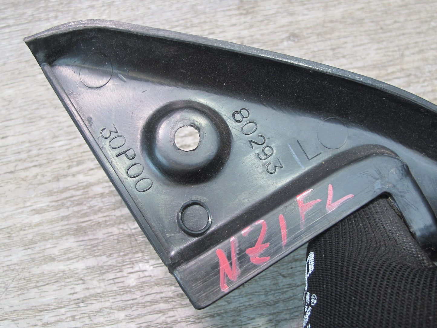 90-96 Nissan Z32 300ZX Coupe Left & Right Door Mirror Corner Trim Cover Set OEM