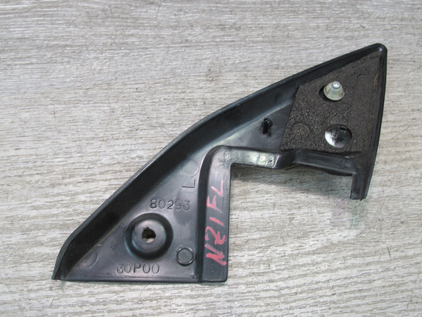 90-96 Nissan Z32 300ZX Coupe Left & Right Door Mirror Corner Trim Cover Set OEM