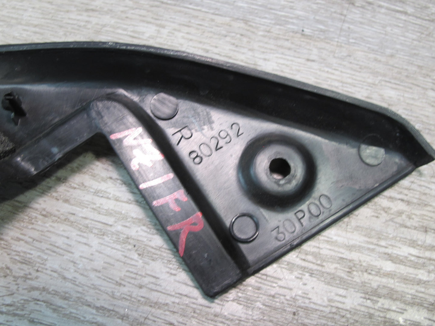 90-96 Nissan Z32 300ZX Coupe Left & Right Door Mirror Corner Trim Cover Set OEM