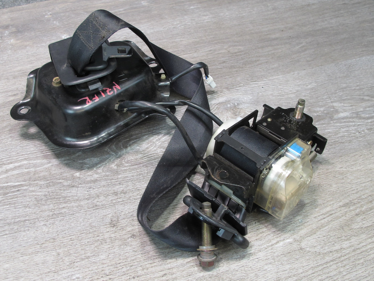 90-93 NISSAN 300ZX Z32 2+2 FRONT LEFT & RIGHT SIDE SEATBELT RETRACTOR SET OEM