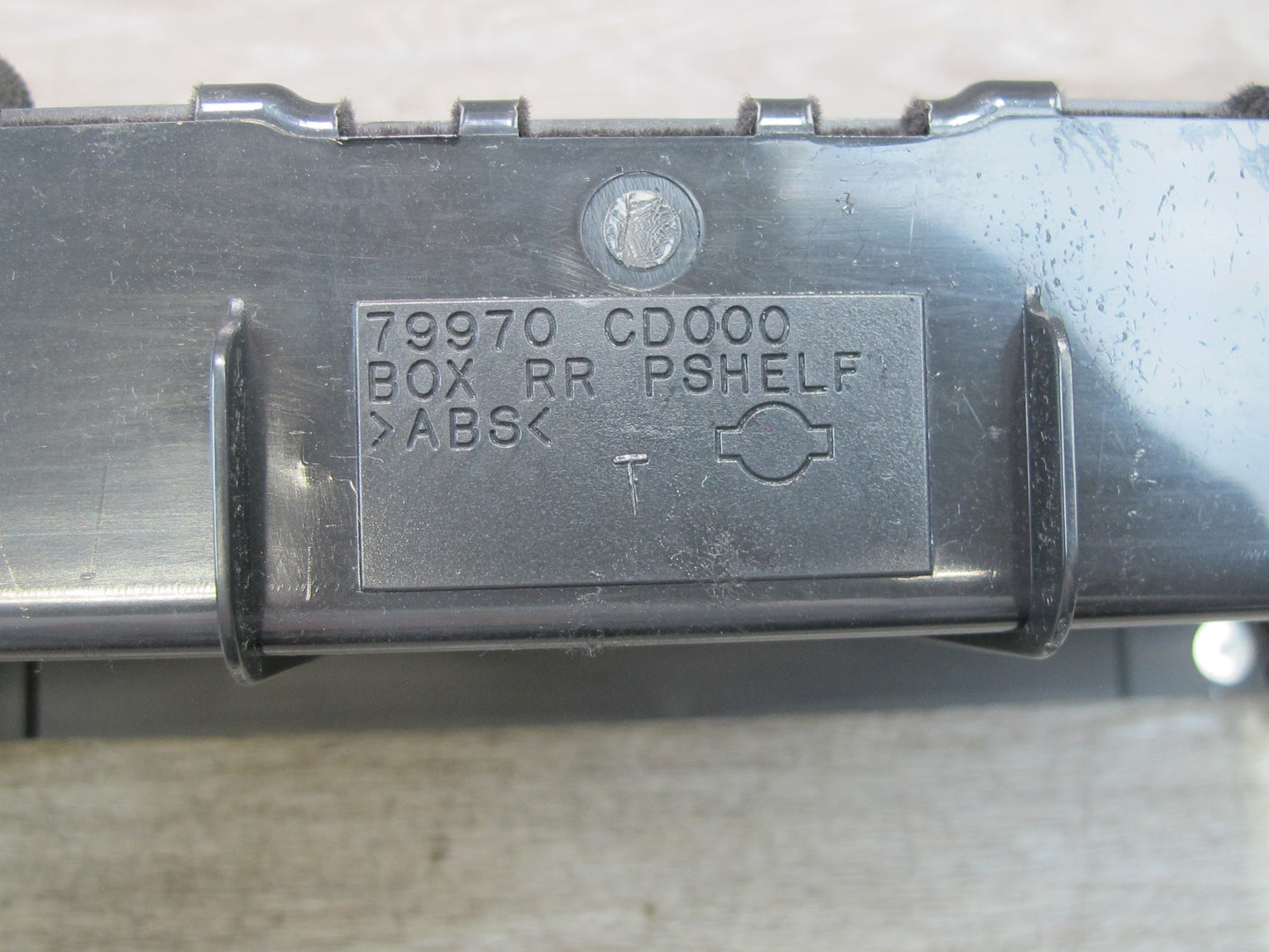 04-09 Nissan 350Z Z33 Convertible Rear Storage Shelf Compartment Gray OEM