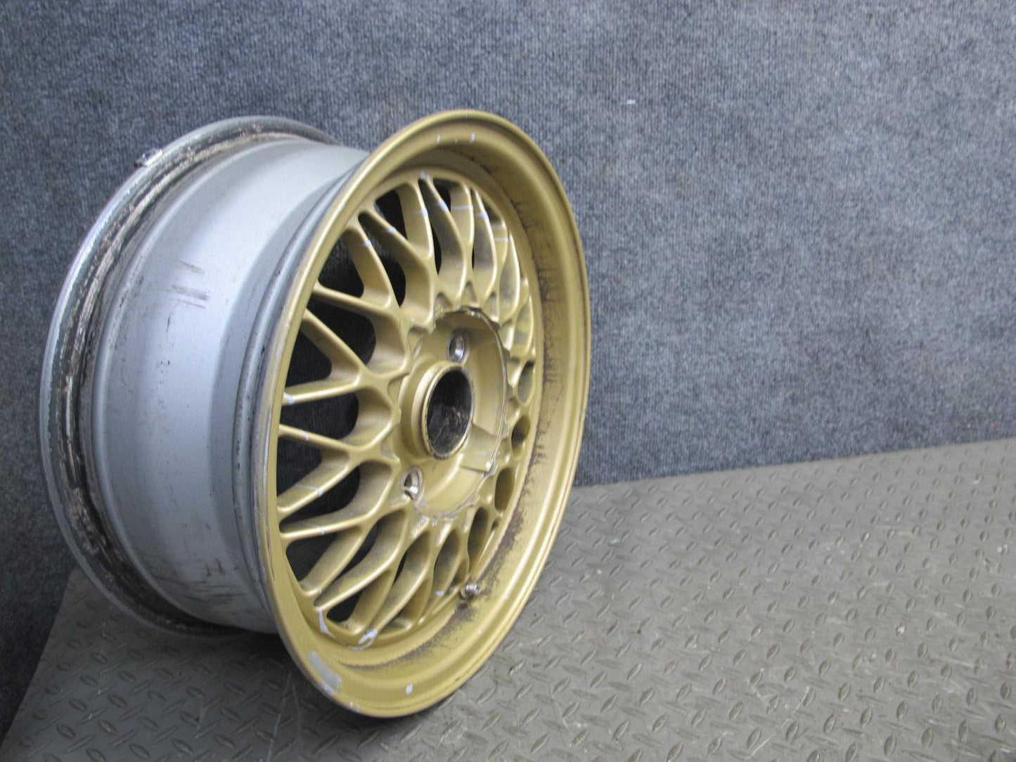 86-91 Mazda FC3S RX7 Factory BBS R15 15" Forged Wheel Rim 15x6.5J ET40 OEM