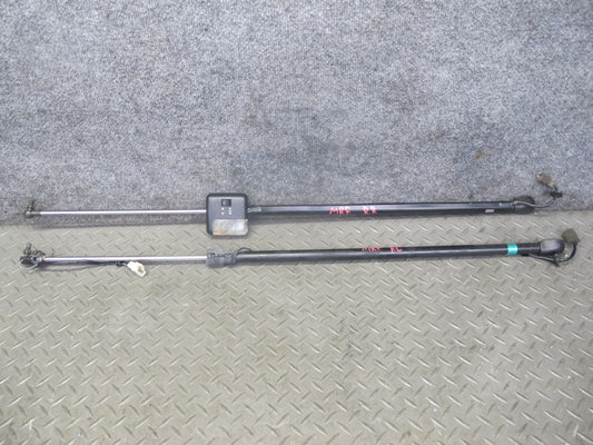 86-91 Mazda RX7 Coupe Rear Hatch Lift Gate Support Shock Strut Set w Light OEM