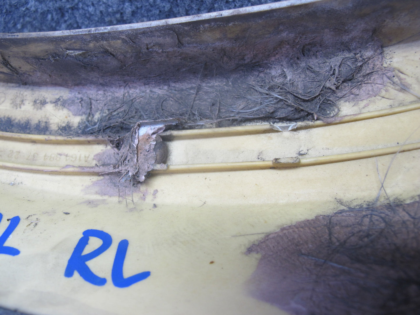 07-11 Mercedes W164 ML63 AMG Rear Left Bumper Fender Flare Trim Molding OEM
