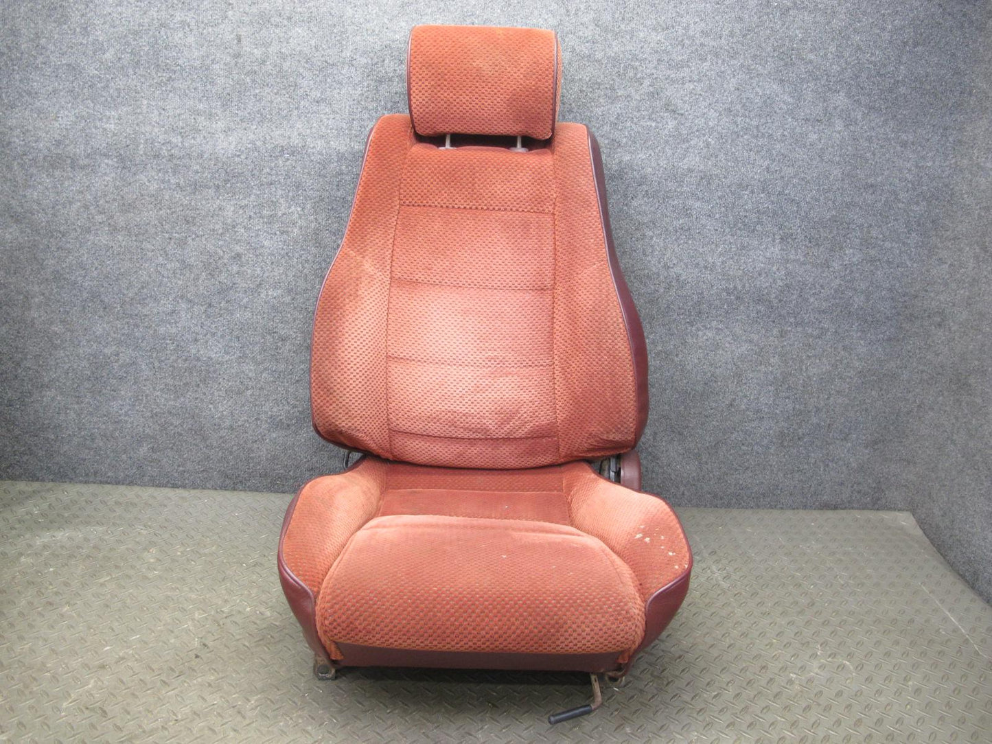 84-85 Mazda RX7 FB Set of 2 Front Left & Right Cloth Seat RED OEM