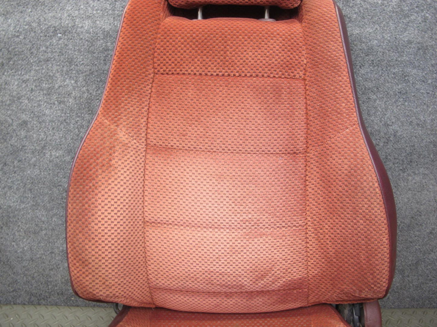 84-85 Mazda RX7 FB Set of 2 Front Left & Right Cloth Seat RED OEM