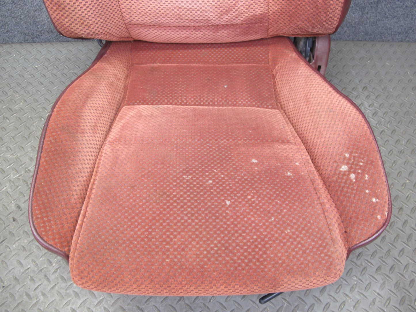84-85 Mazda RX7 FB Set of 2 Front Left & Right Cloth Seat RED OEM