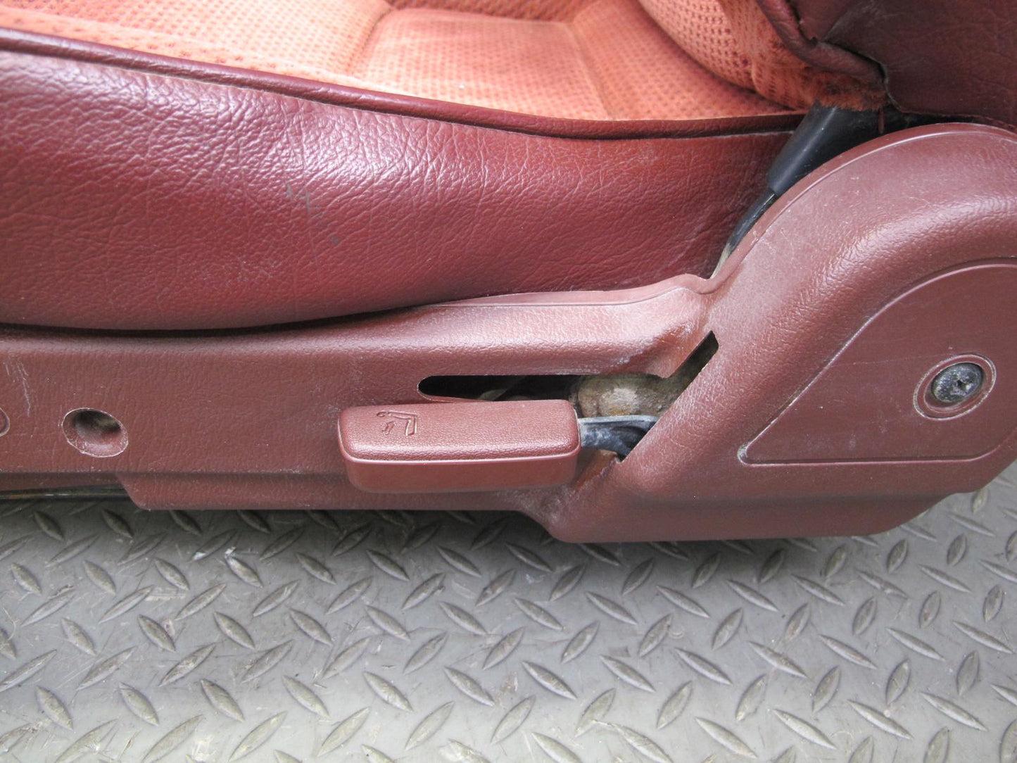 84-85 Mazda RX7 FB Set of 2 Front Left & Right Cloth Seat RED OEM