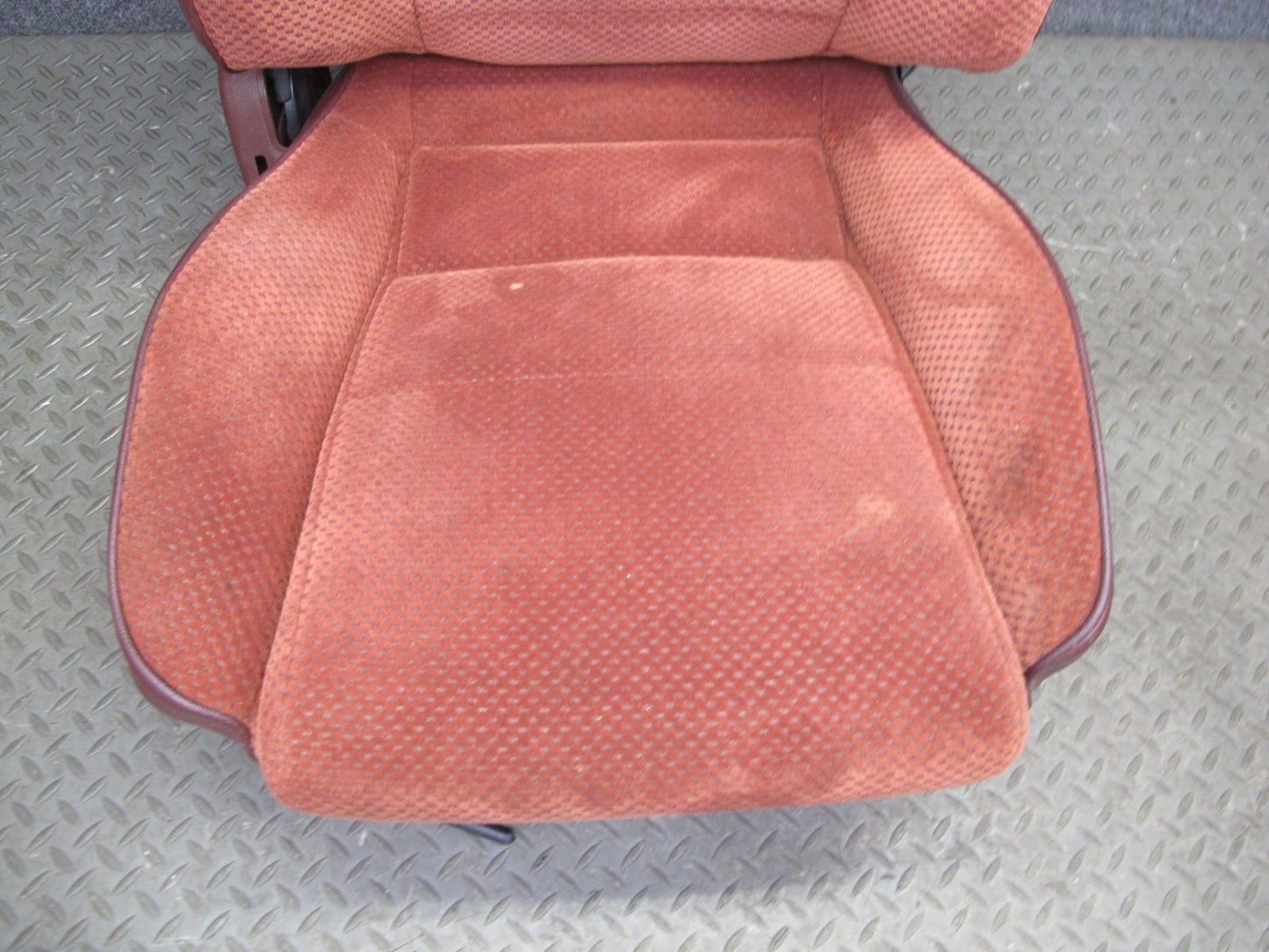 84-85 Mazda RX7 FB Set of 2 Front Left & Right Cloth Seat RED OEM