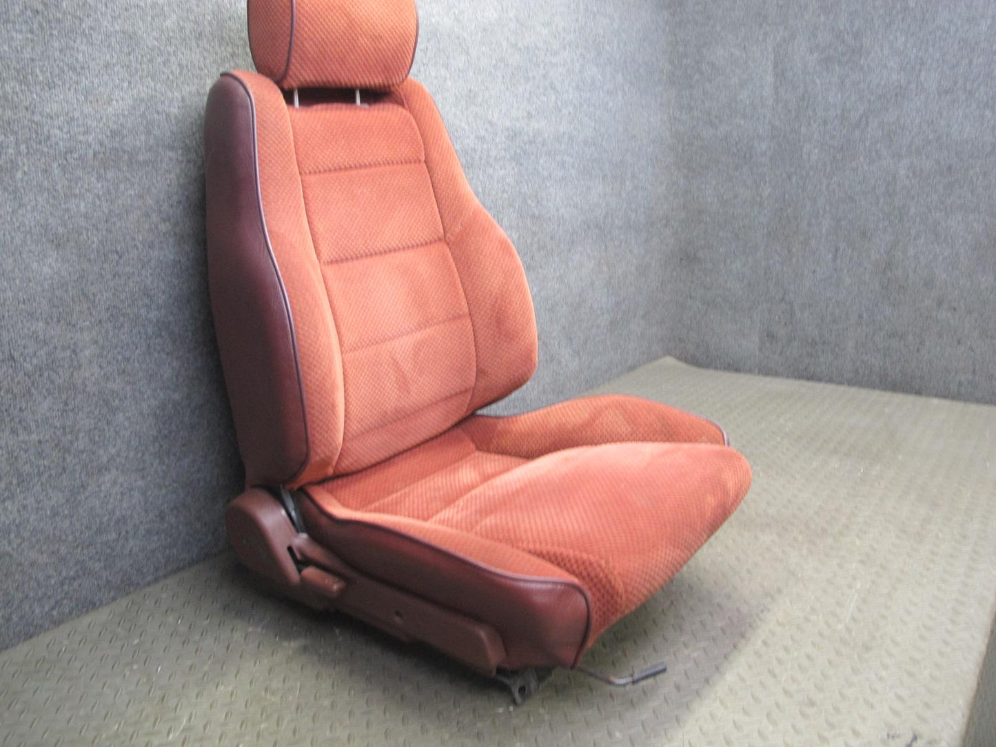 84-85 Mazda RX7 FB Set of 2 Front Left & Right Cloth Seat RED OEM