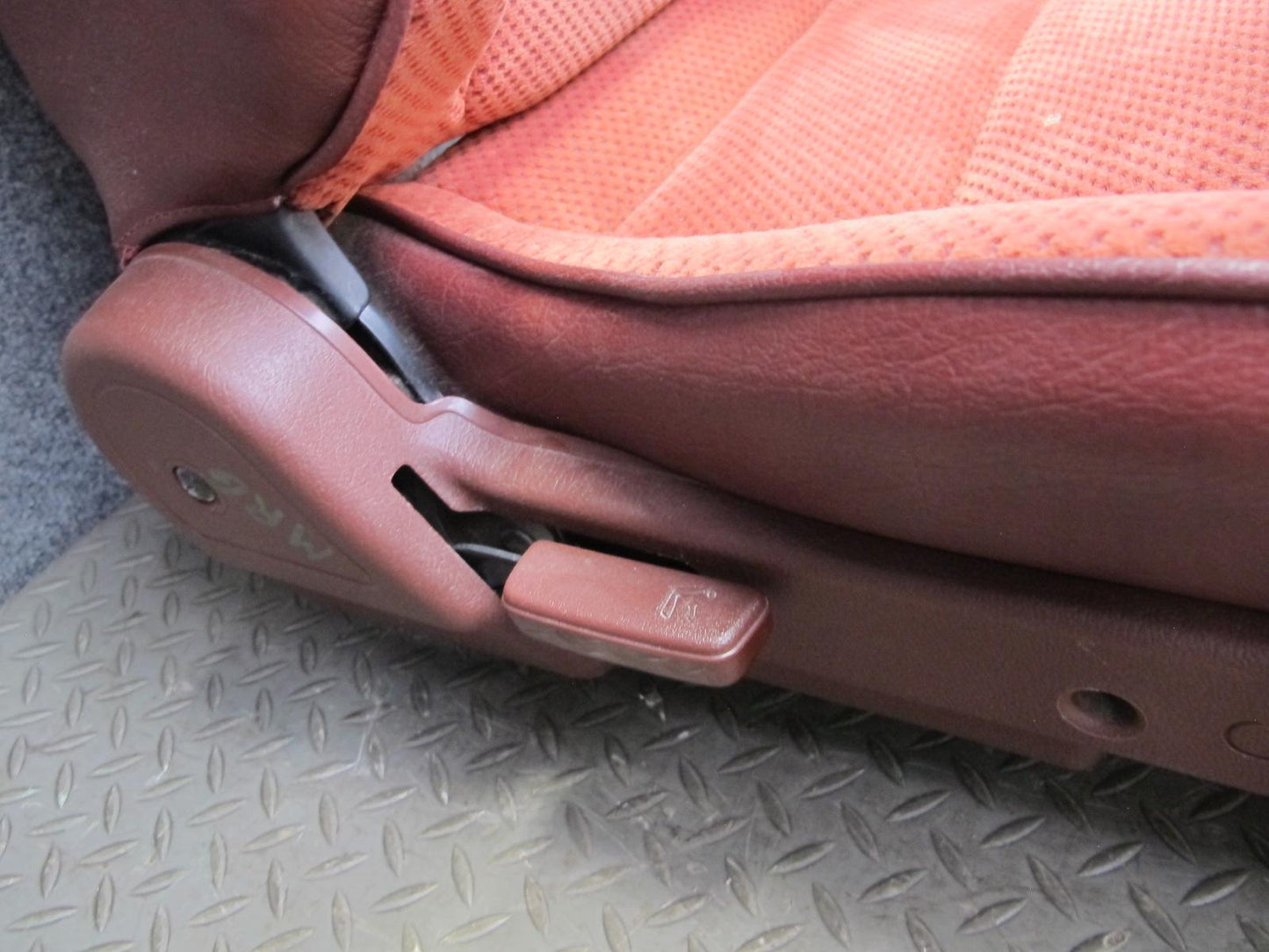 84-85 Mazda RX7 FB Set of 2 Front Left & Right Cloth Seat RED OEM