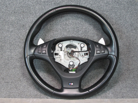 2010-2014 BMW E71 E72 X6 M Sport Leather Steering Black w Paddles & Controls