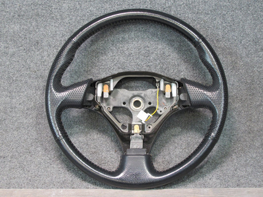 00-05 Toyota MR2 Spyder ZZW30L M/T Leather Steering Black OEM