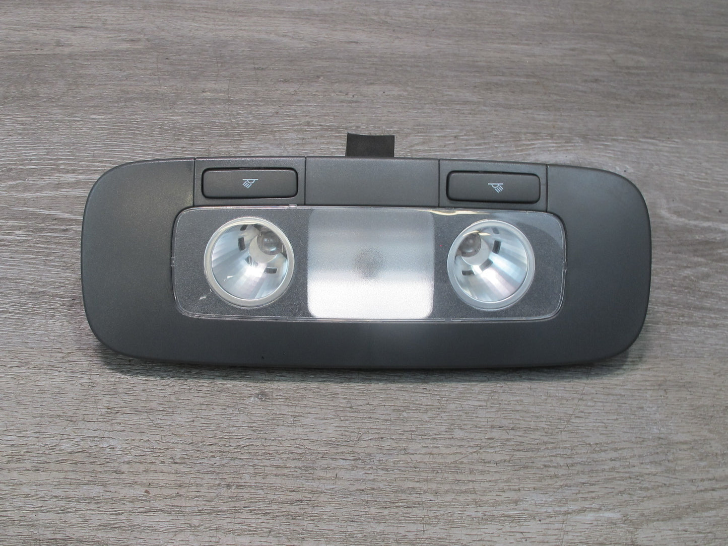 06-09 VW Rabbit GTI R32 Rear Overhead Dome Reading Light Lamp Black OEM