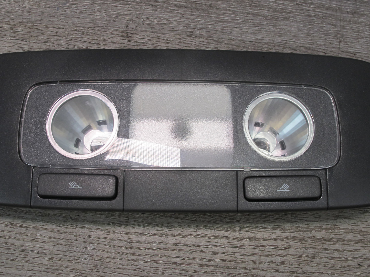 06-09 VW Rabbit GTI R32 Rear Overhead Dome Reading Light Lamp Black OEM