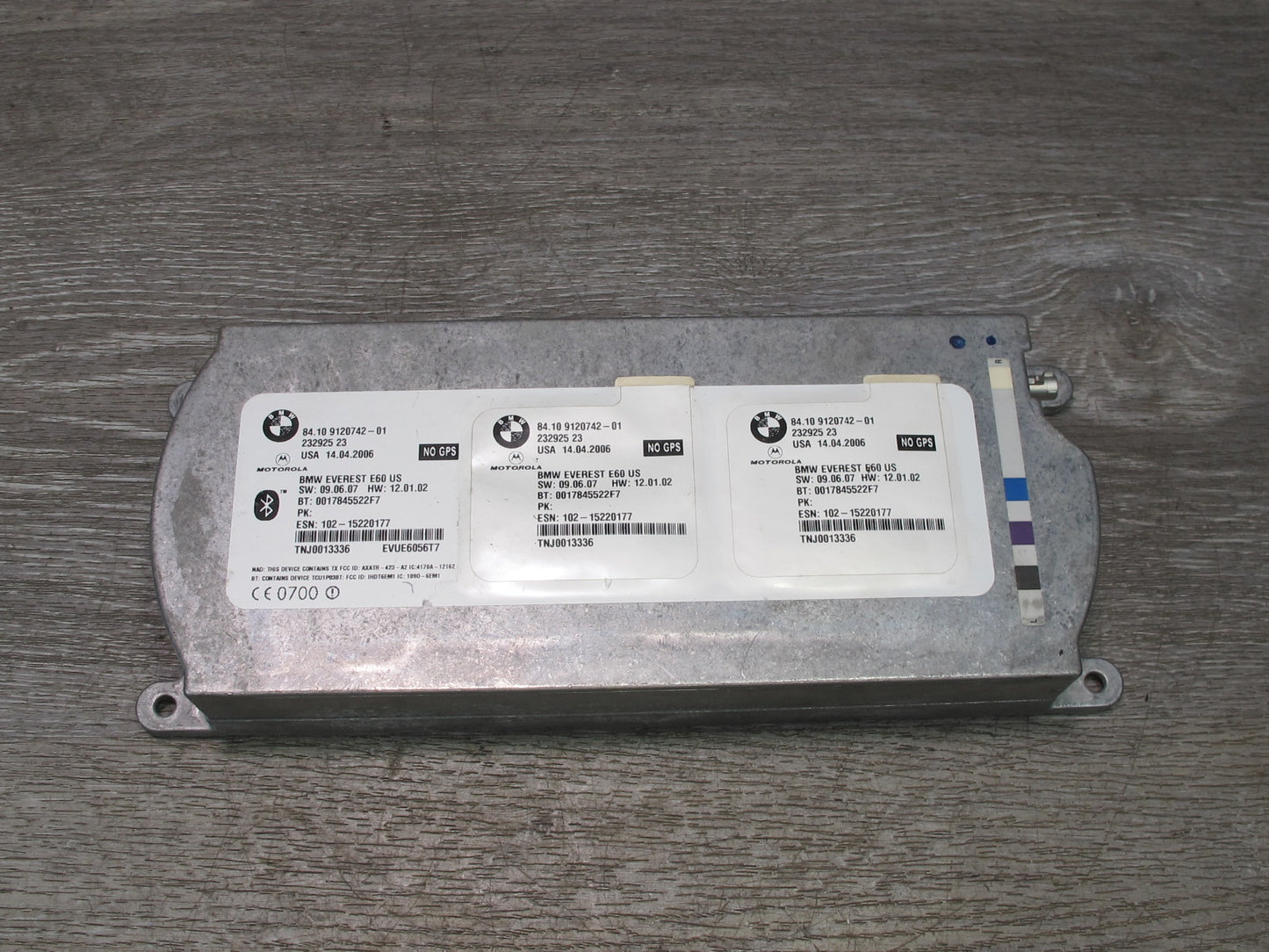 2006-2010 BMW E63 E64 Bluetooth Telematics Communication Control Module 9120742