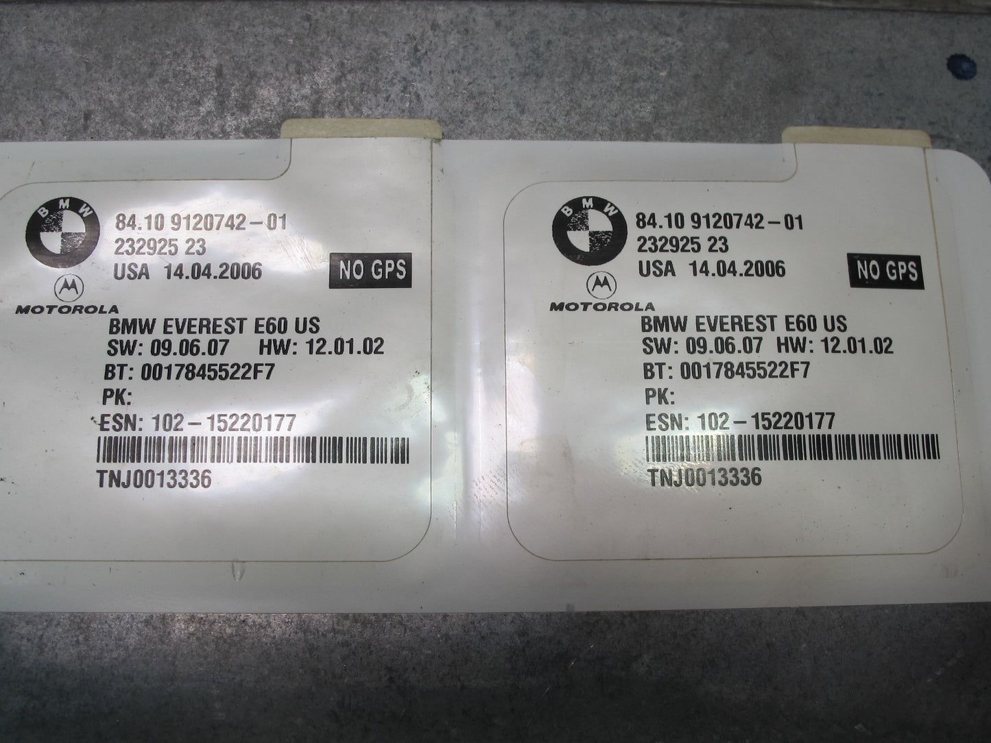 2006-2010 BMW E63 E64 Bluetooth Telematics Communication Control Module 9120742