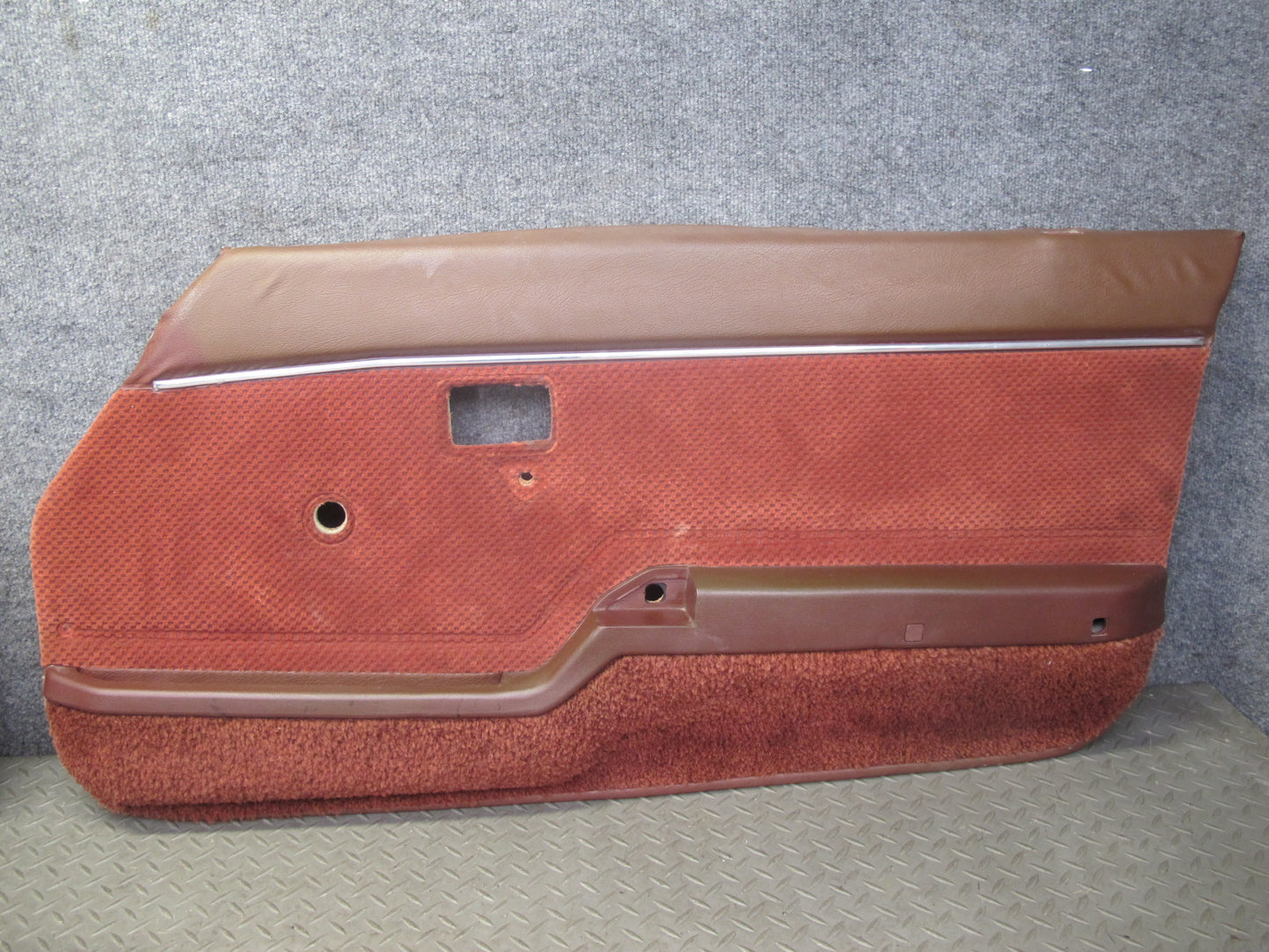 84-85 Mazda RX7 FB Left & Right Door Interior Trim Cover Panel Set Cloth RED OEM