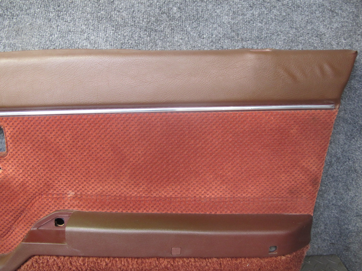 84-85 Mazda RX7 FB Left & Right Door Interior Trim Cover Panel Set Cloth RED OEM