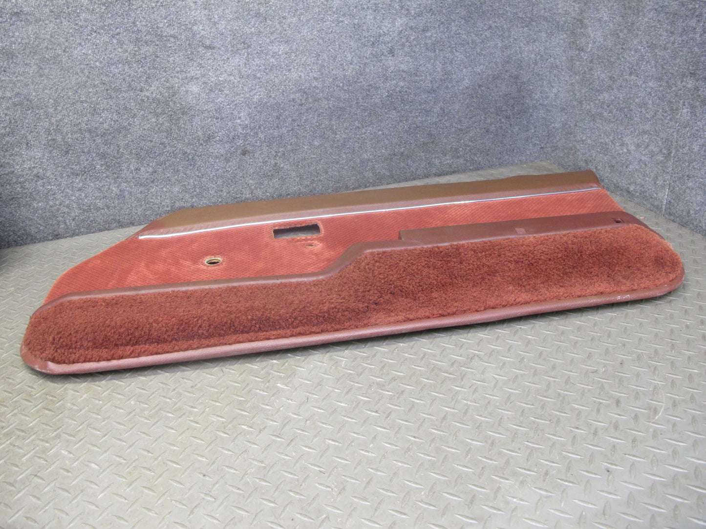 84-85 Mazda RX7 FB Left & Right Door Interior Trim Cover Panel Set Cloth RED OEM