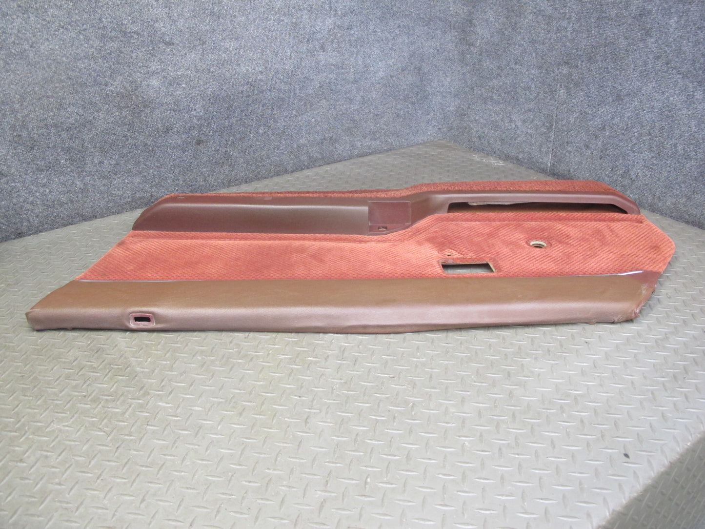 84-85 Mazda RX7 FB Left & Right Door Interior Trim Cover Panel Set Cloth RED OEM