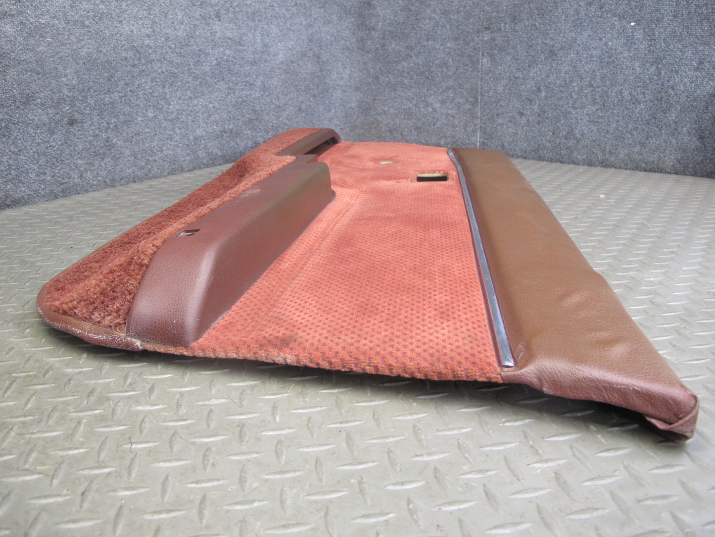 84-85 Mazda RX7 FB Left & Right Door Interior Trim Cover Panel Set Cloth RED OEM