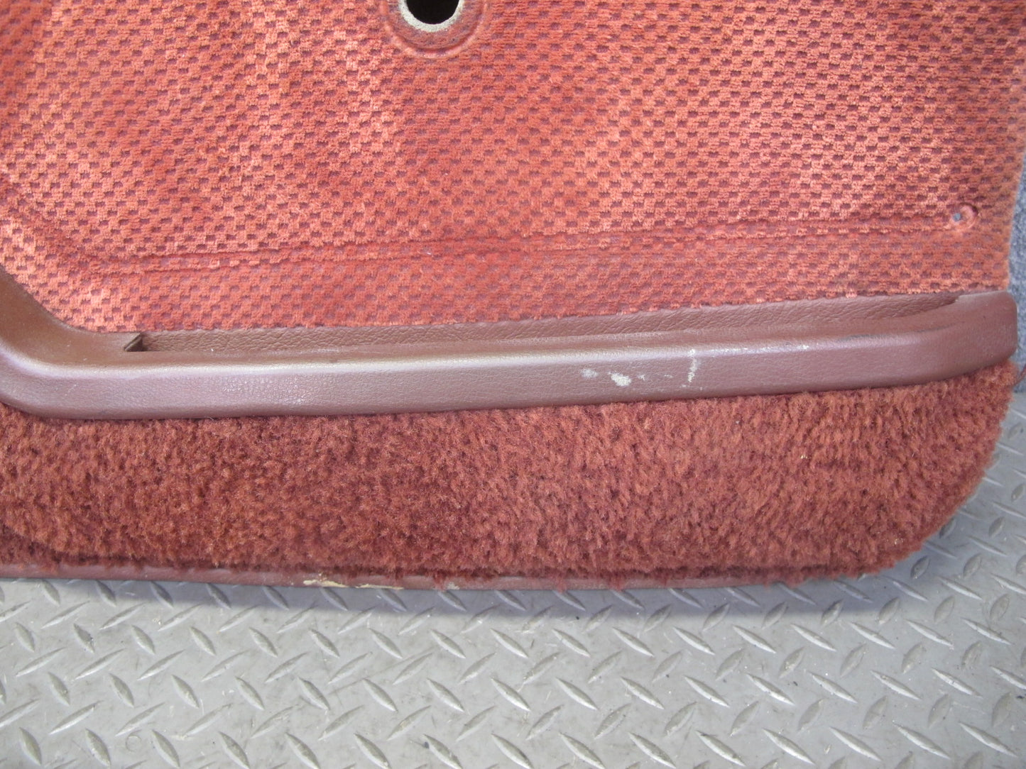 84-85 Mazda RX7 FB Left & Right Door Interior Trim Cover Panel Set Cloth RED OEM