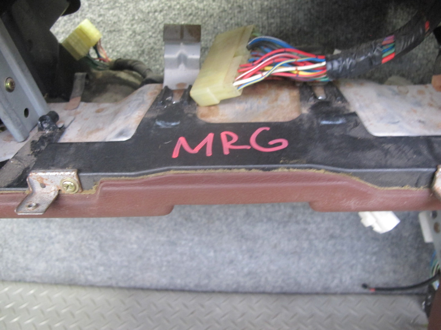 84-85 Mazda RX7 FB Front Dash Dashboard Instrument Panel RED w Wiring OEM