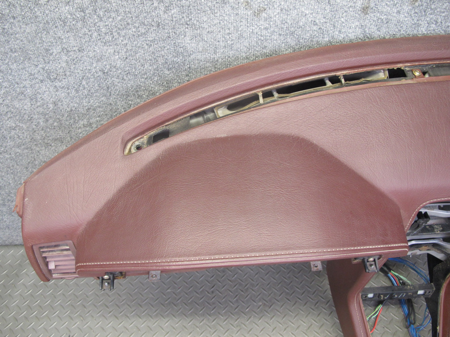 84-85 Mazda RX7 FB Front Dash Dashboard Instrument Panel RED w Wiring OEM