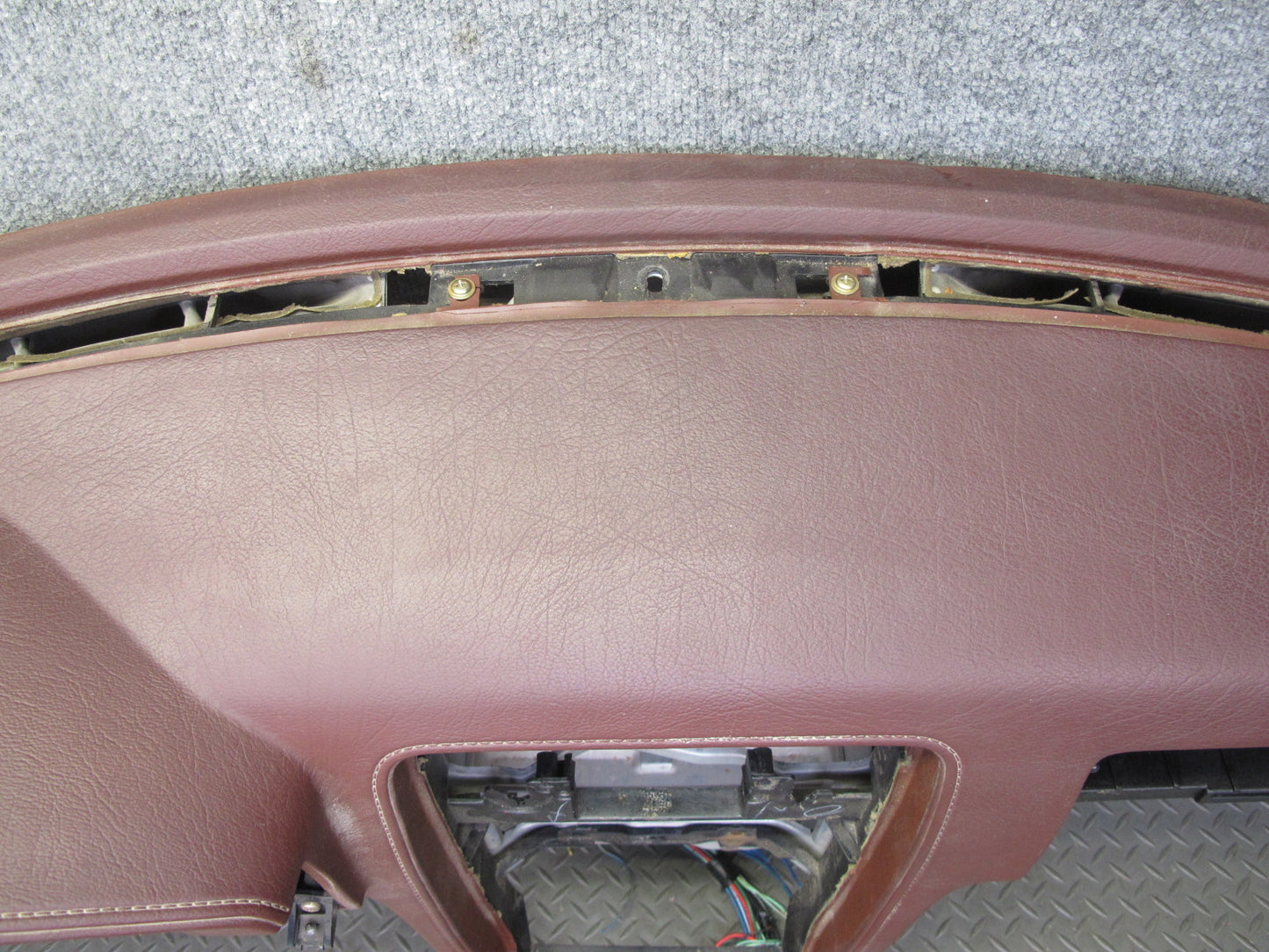 84-85 Mazda RX7 FB Front Dash Dashboard Instrument Panel RED w Wiring OEM