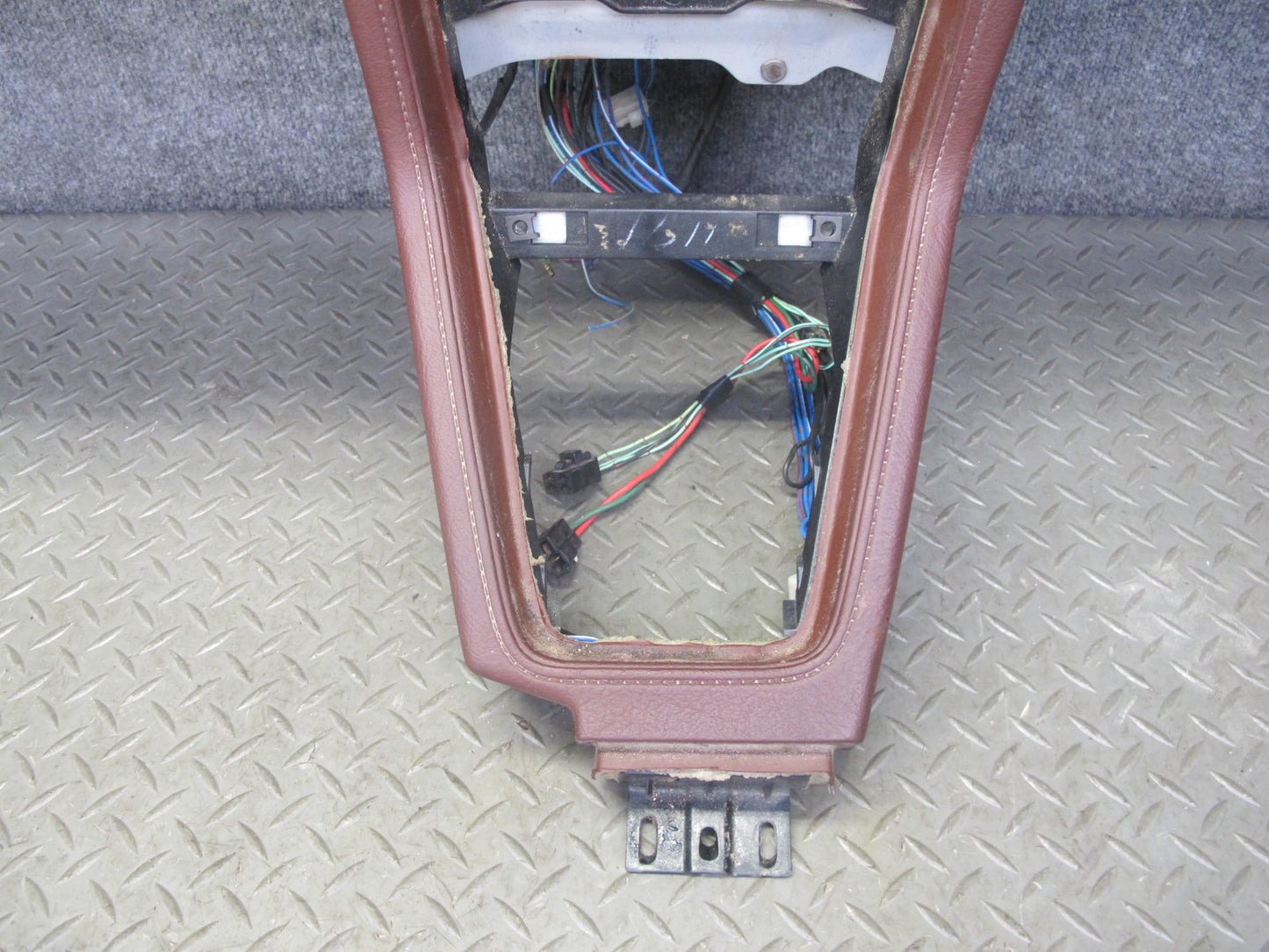 84-85 Mazda RX7 FB Front Dash Dashboard Instrument Panel RED w Wiring OEM