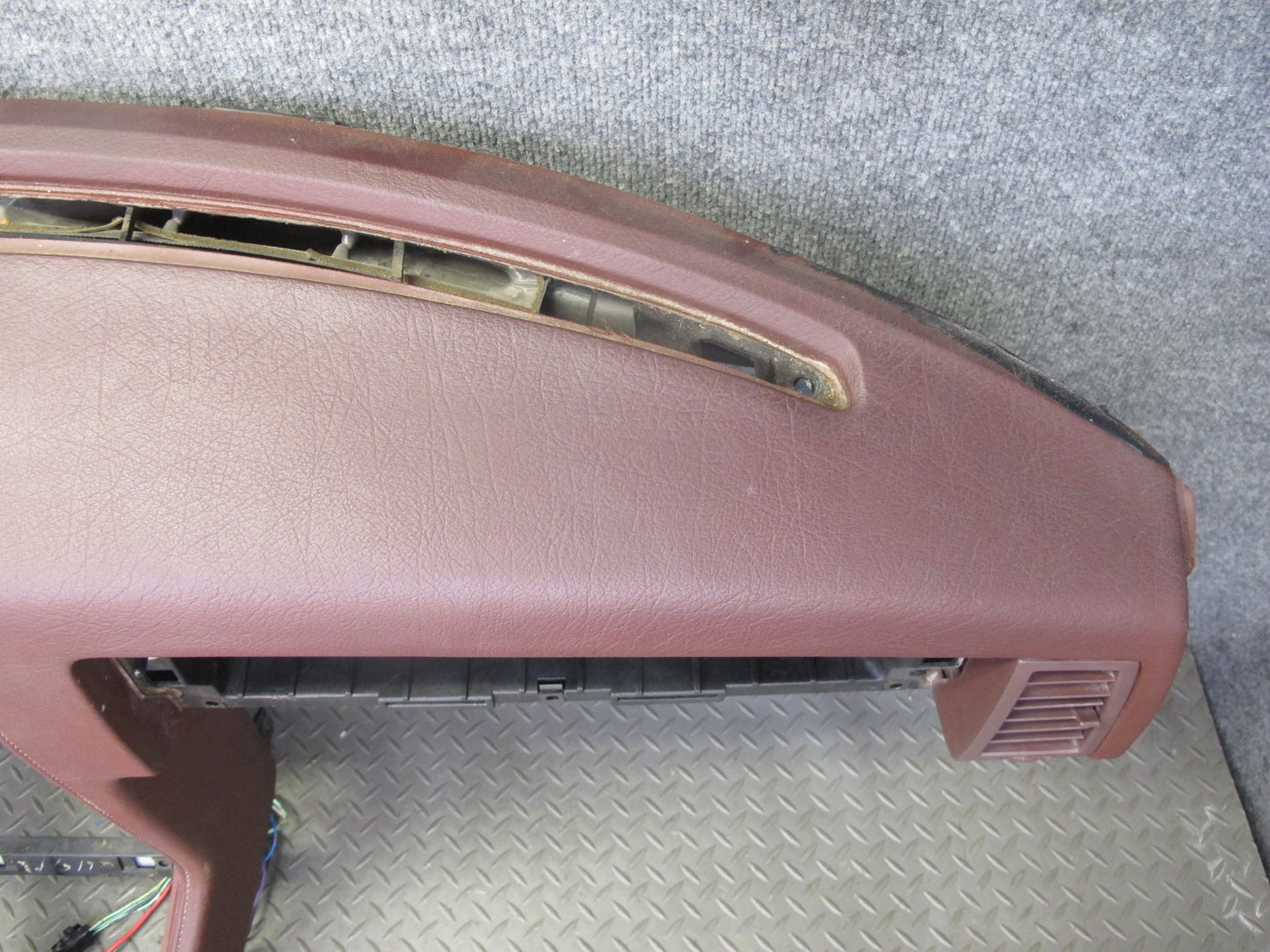 84-85 Mazda RX7 FB Front Dash Dashboard Instrument Panel RED w Wiring OEM