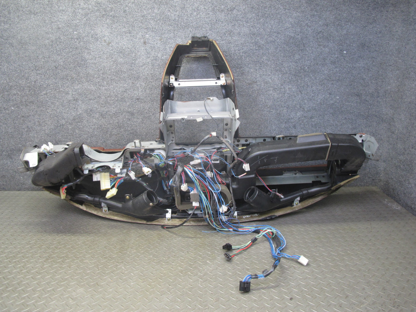 84-85 Mazda RX7 FB Front Dash Dashboard Instrument Panel RED w Wiring OEM