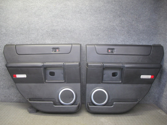 2005-2007 Hummer H2 Rear Left & Right Door Interior Trim Cover Panel Set of 2