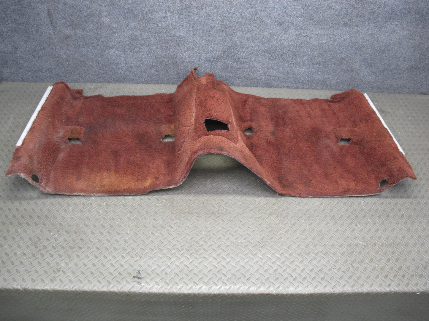 84-85 Mazda RX7 FB Front & Center Interior Floor Carpet Liner Cover Set RED OEM