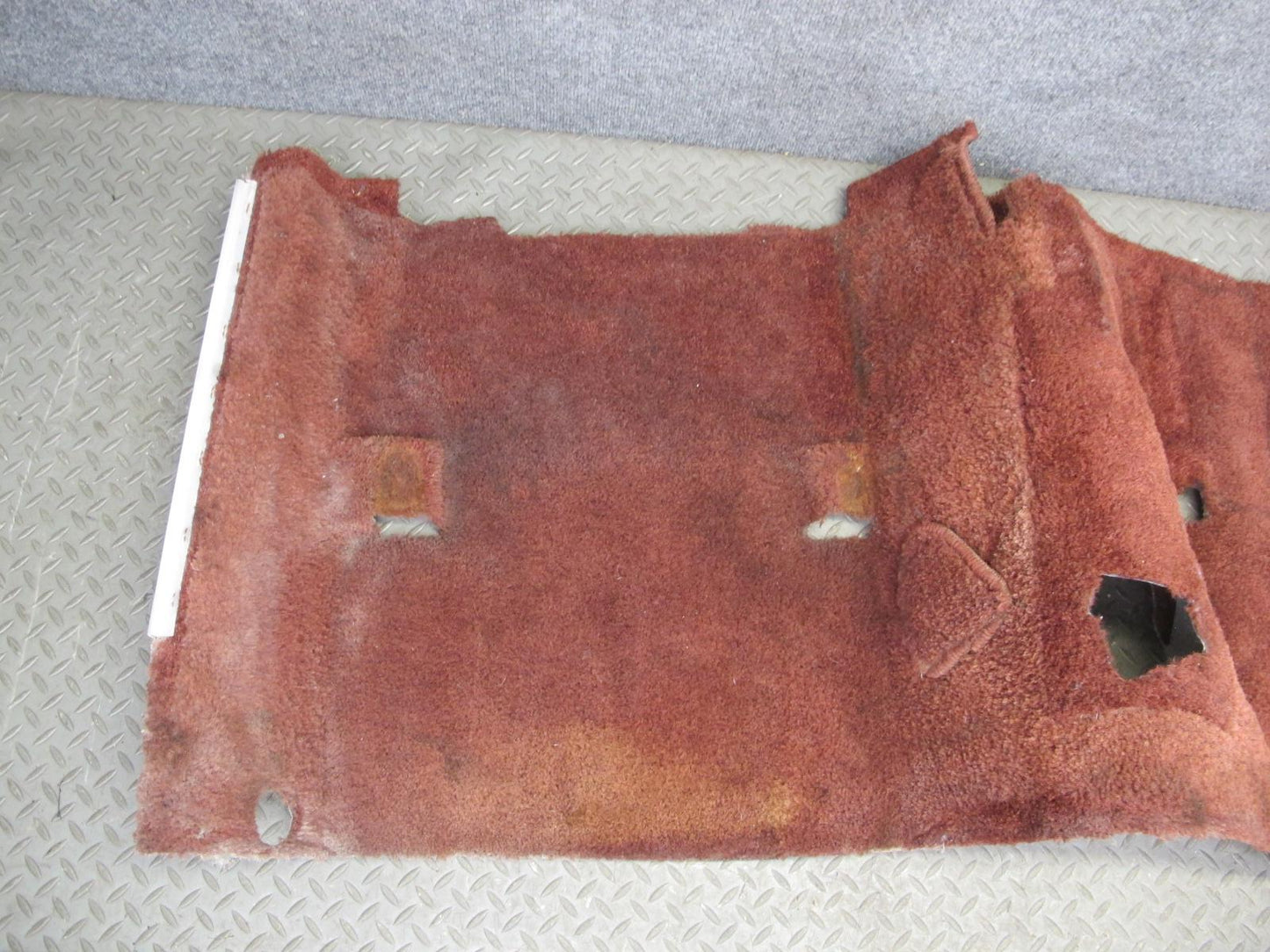 84-85 Mazda RX7 FB Front & Center Interior Floor Carpet Liner Cover Set RED OEM