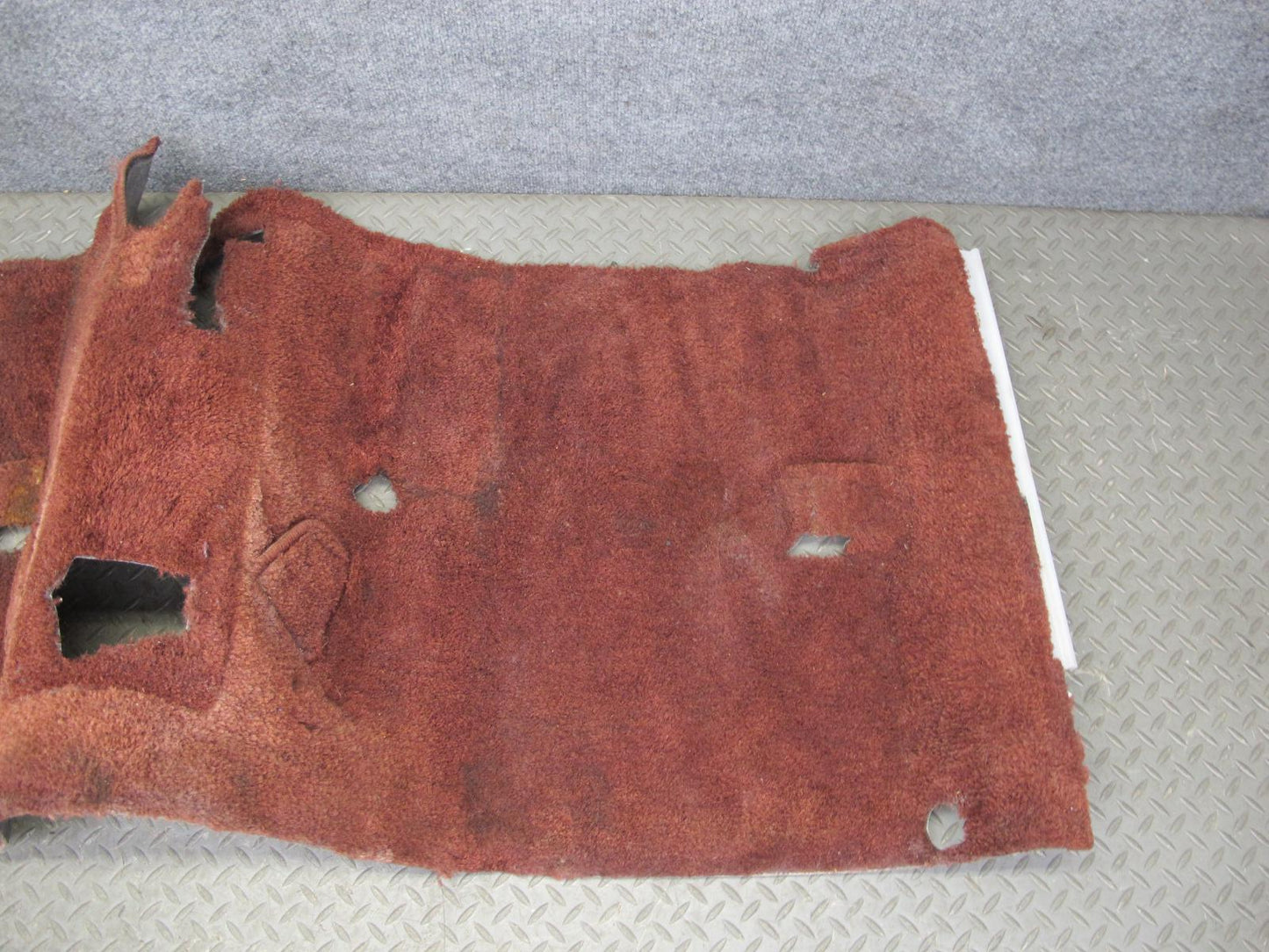 84-85 Mazda RX7 FB Front & Center Interior Floor Carpet Liner Cover Set RED OEM