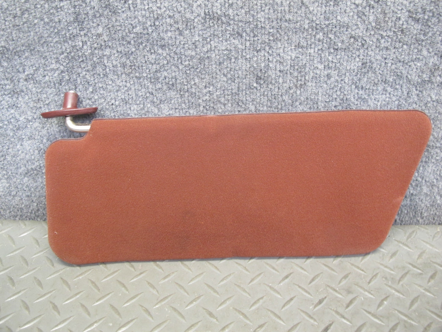 84-85 Mazda RX7 FB Set of 2 Front Left & Right Sun Visor RED OEM