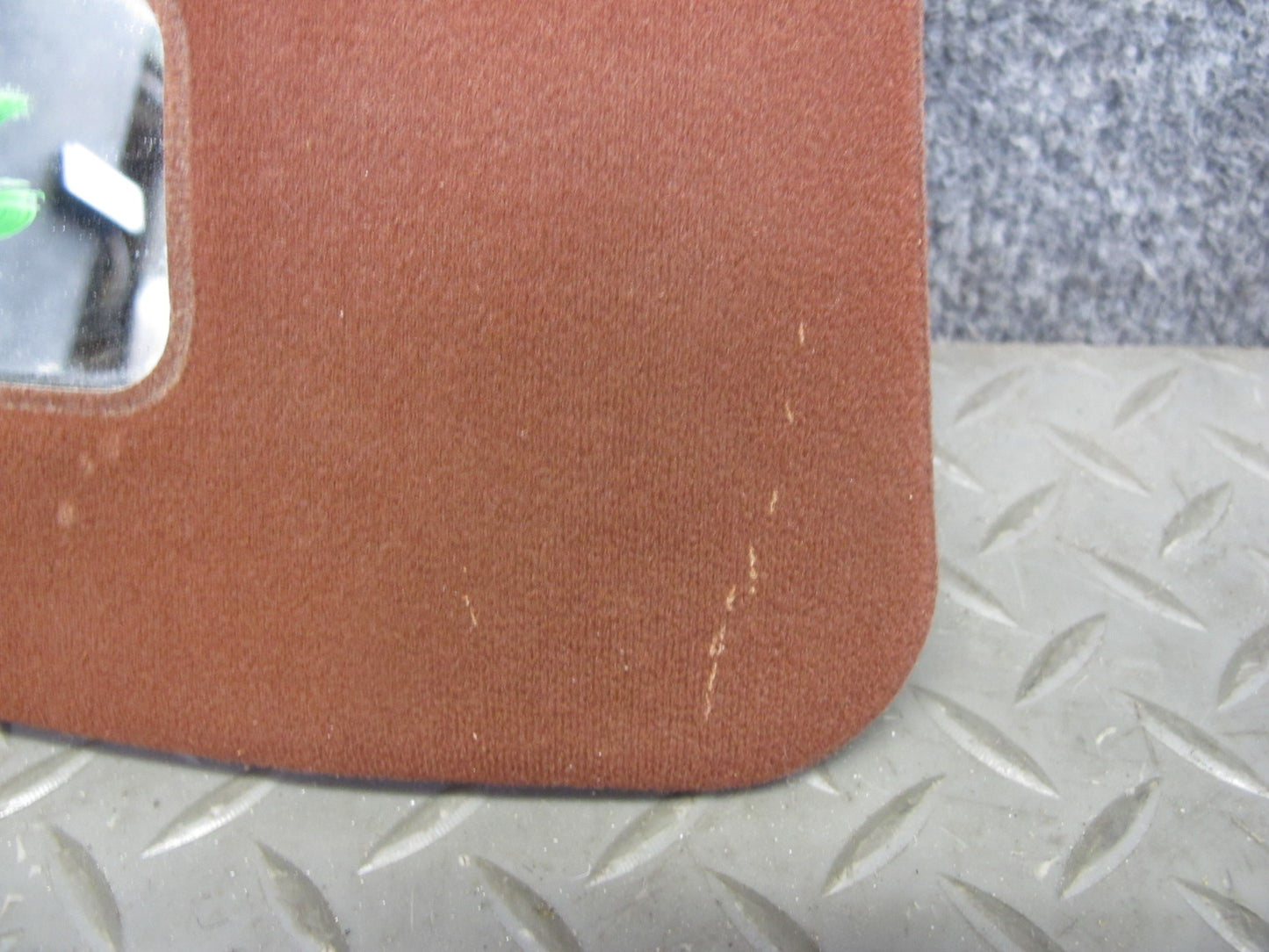 84-85 Mazda RX7 FB Set of 2 Front Left & Right Sun Visor RED OEM