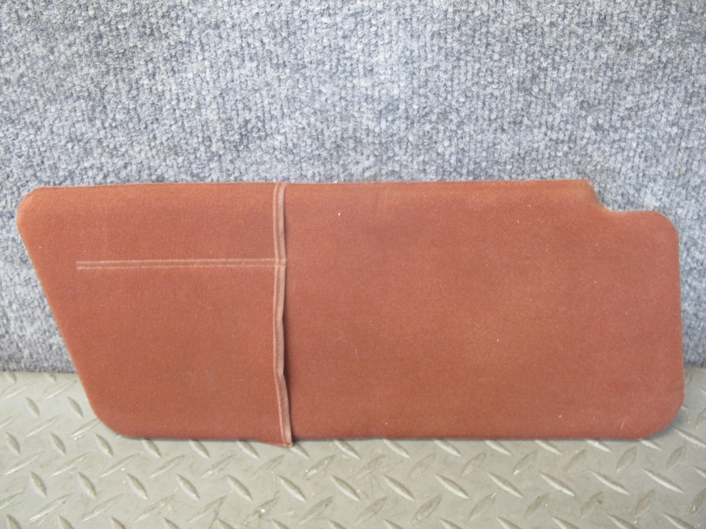 84-85 Mazda RX7 FB Set of 2 Front Left & Right Sun Visor RED OEM