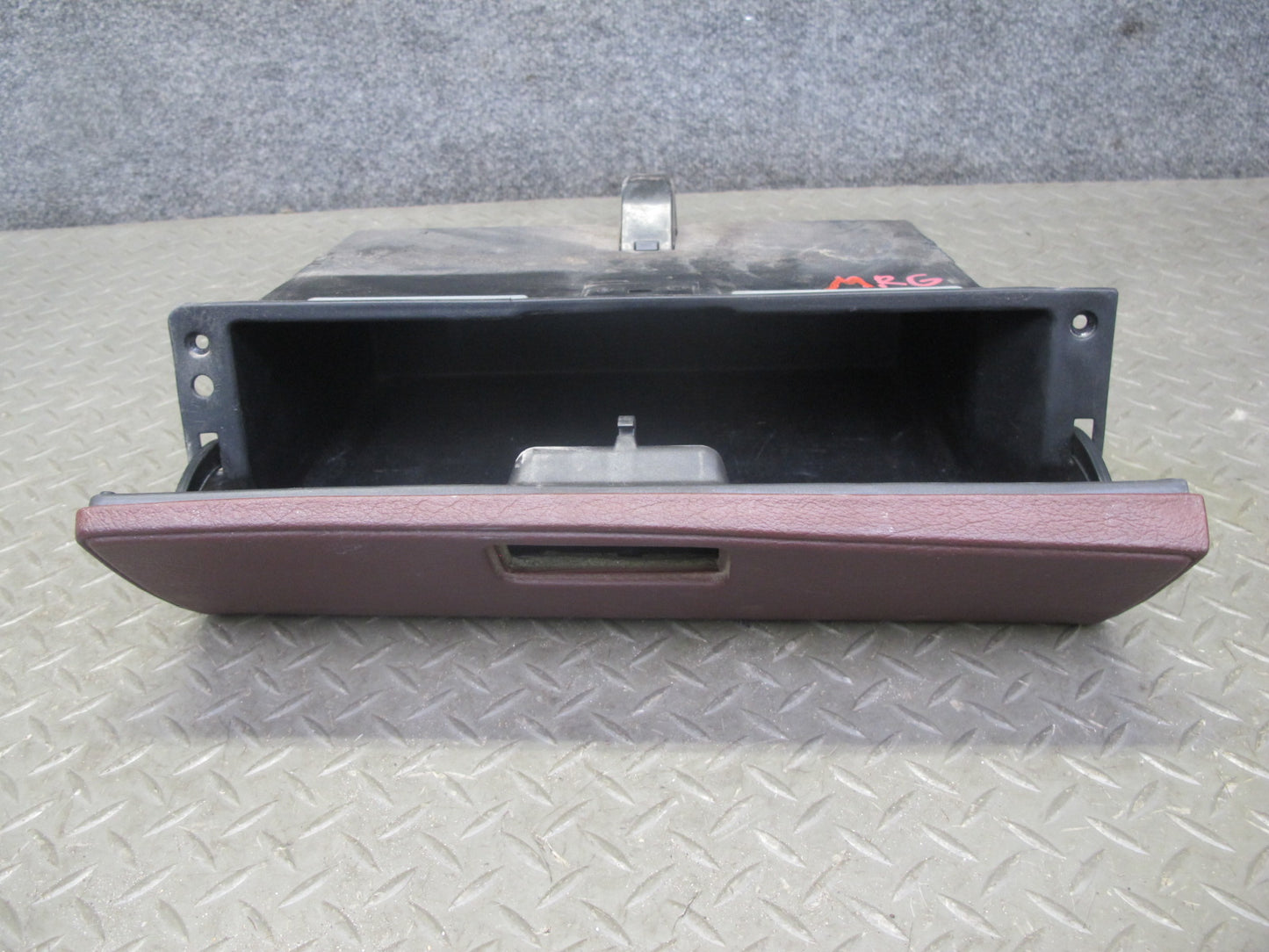 84-85 Mazda RX7 FB Dash Glove Box Storage Compartment RED OEM