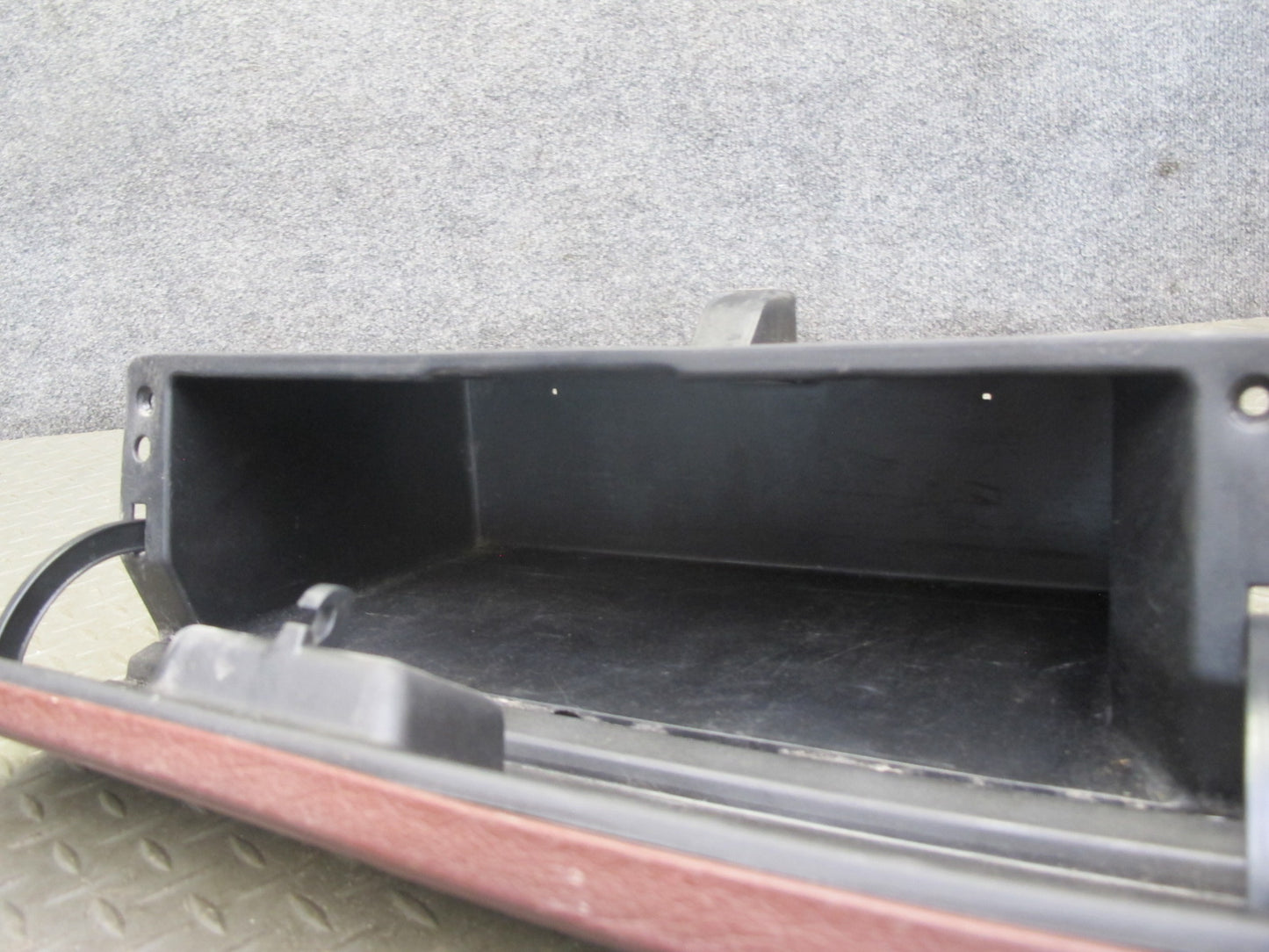 84-85 Mazda RX7 FB Dash Glove Box Storage Compartment RED OEM